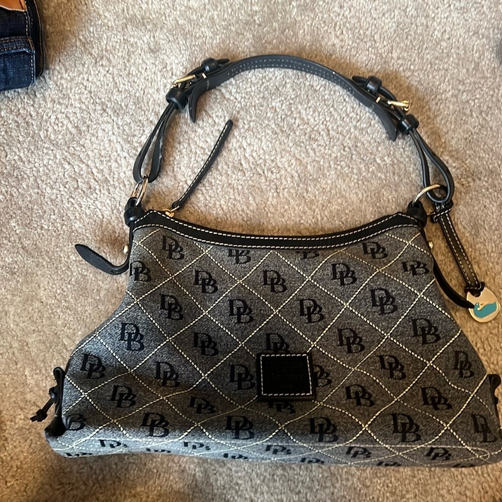 Dooney & Burke Canvas Monogram Bag